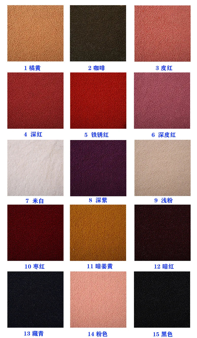 Plush Winter Fleece Cloth for Crafting Toys