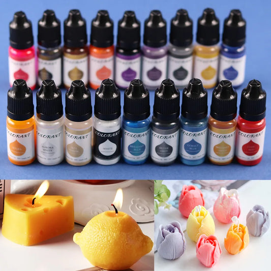 24 Color 10ml Candle/Soap Liquid Colorant