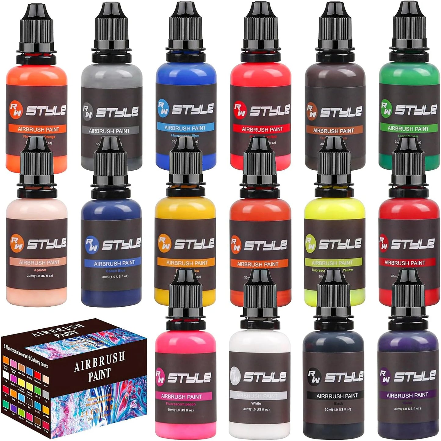 16Colors/Set Airbrush Paint Set