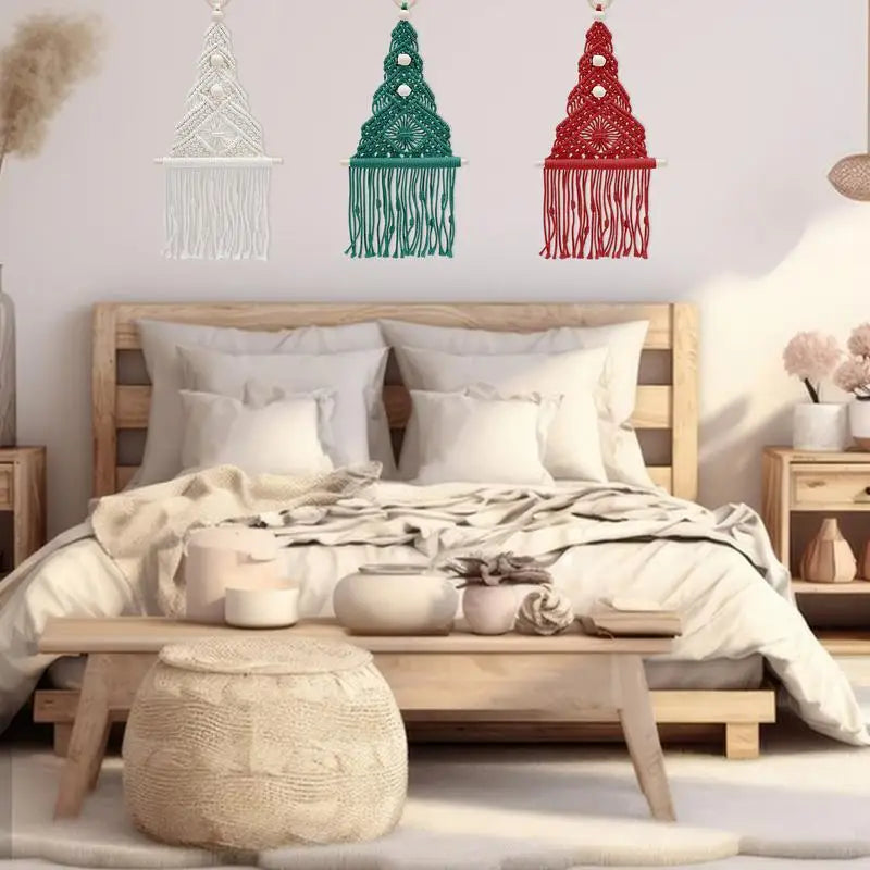 Tassel Design Wall Hanging Christmas Tree Kit
