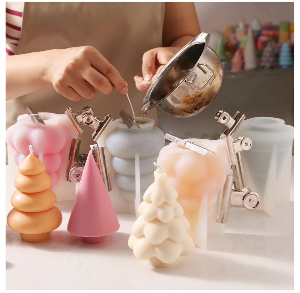 Christmas Tree Silicone Candle Molds