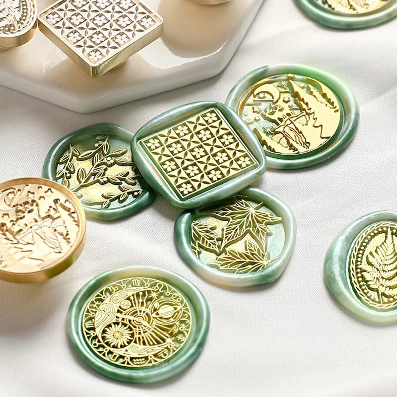 Flowers/Butterfly Vintage Stamp and Handle for Cards/Envelopes/Invitations/Scrapbooking