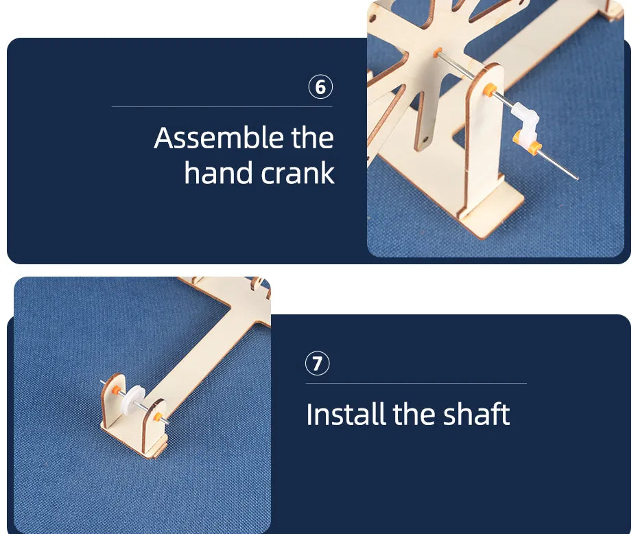 Mini Wooden Weaving Loom or Spinning Wheel