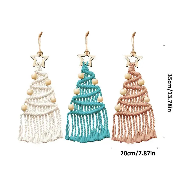 Tassel Design Wall Hanging Christmas Tree Kit