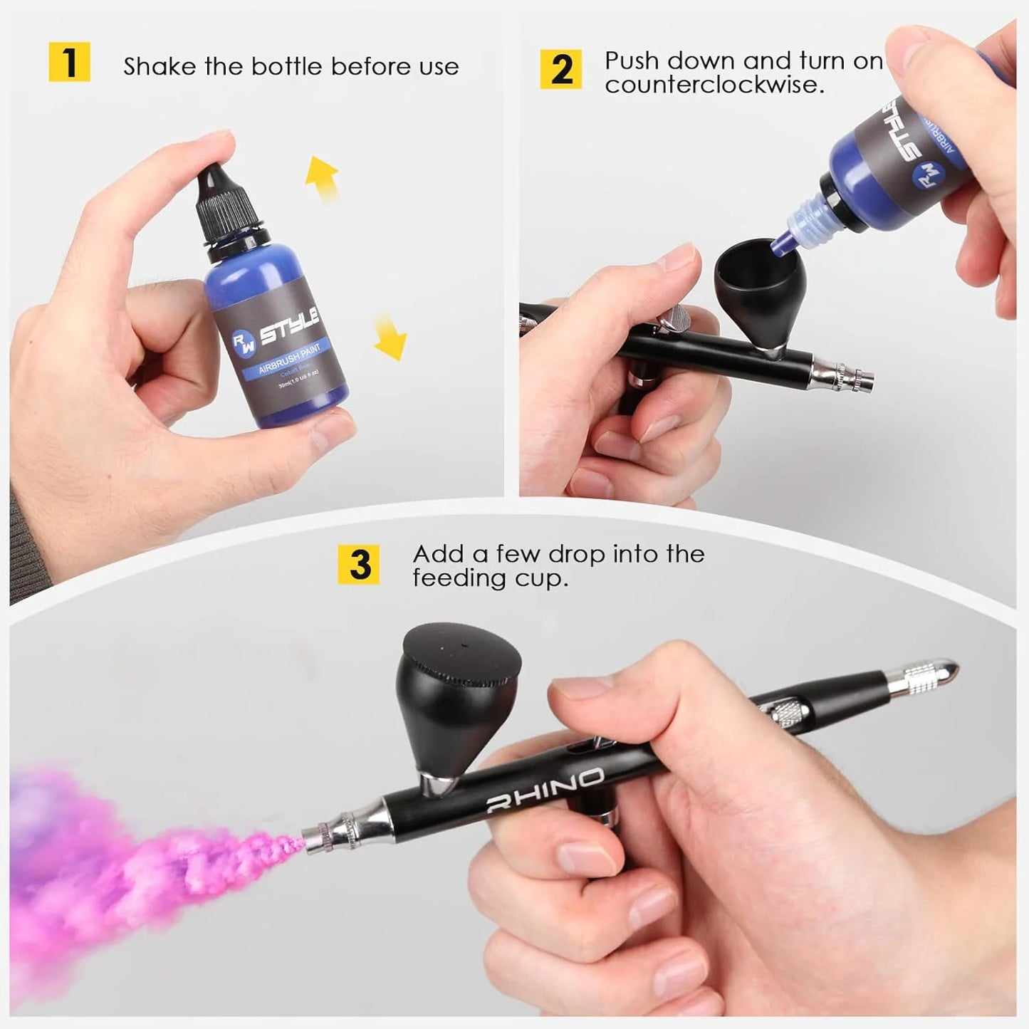 16Colors/Set Airbrush Paint Set
