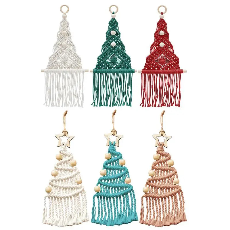 Tassel Design Wall Hanging Christmas Tree Kit