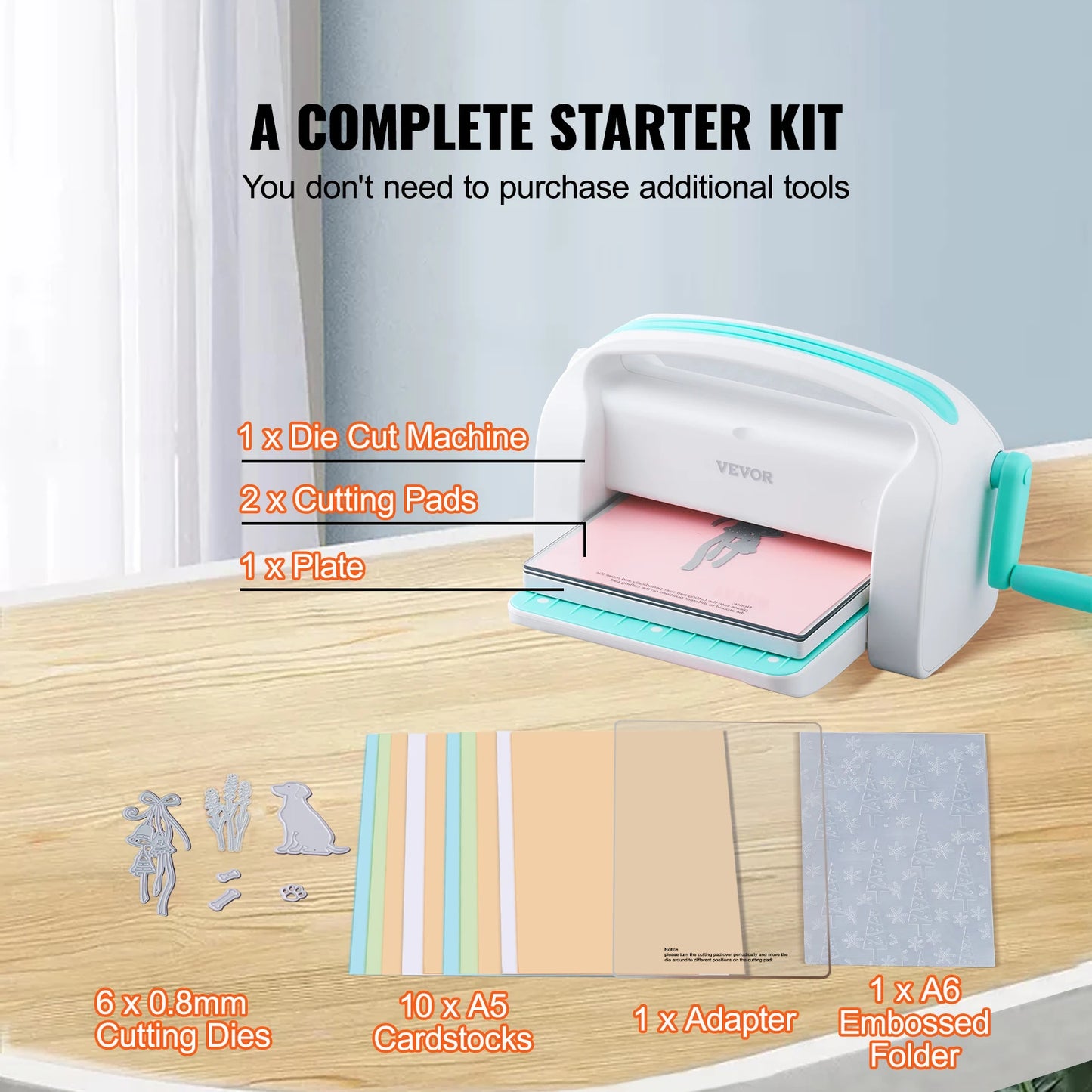 6/9in Manual Die Cutting Embossing Machine