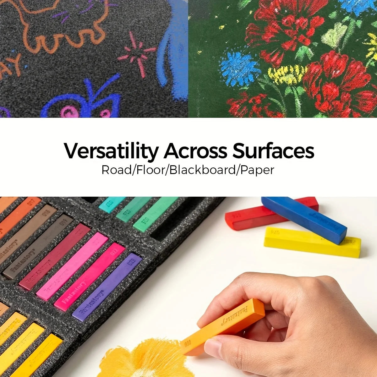 72 Colors Soft Chalk Pastels Set