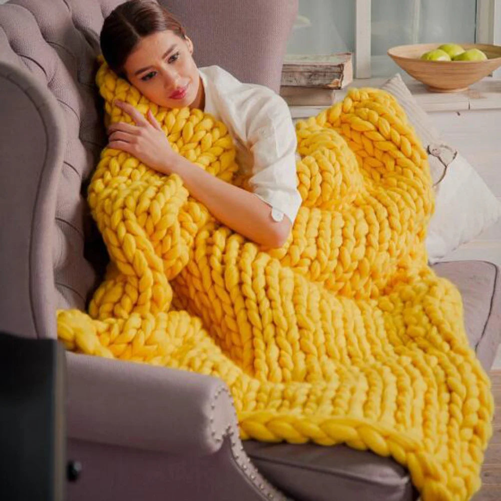 Chunky Luxury Thick Polyester Jumbo Knitting Yarn