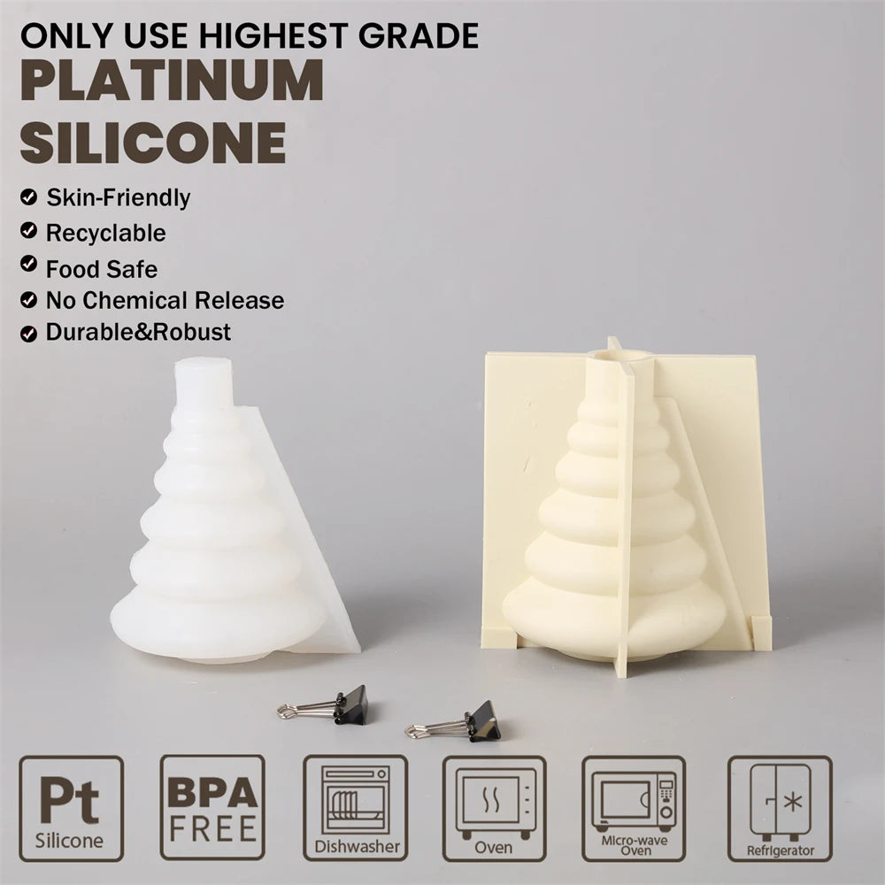 3D Christmas Aromatherapy Tree Silicone Mold