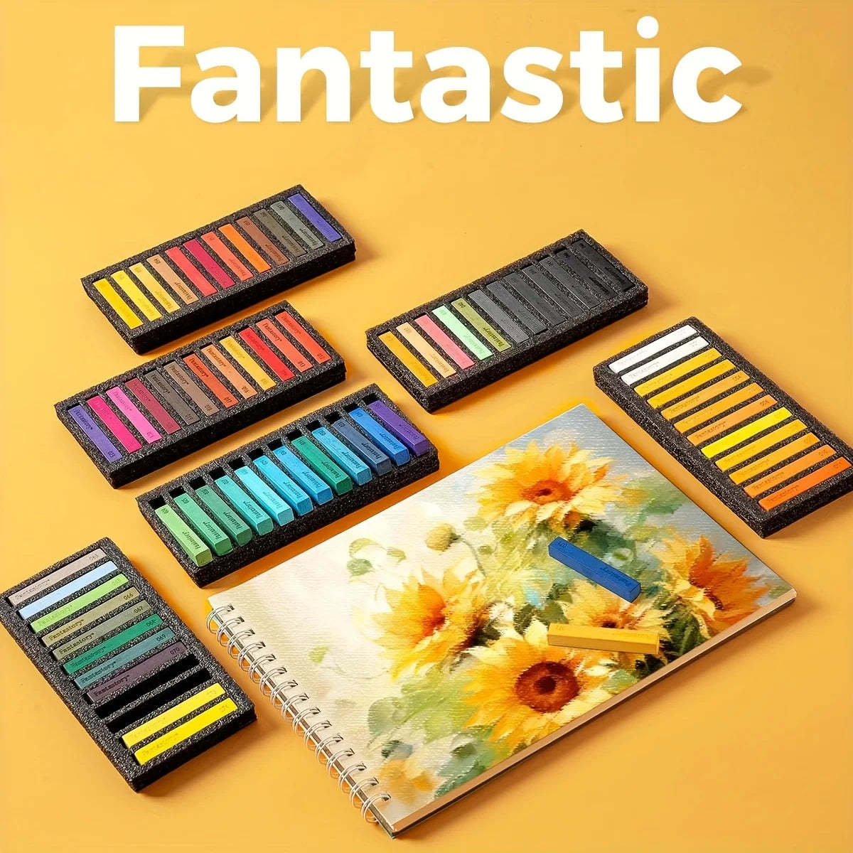 72 Colors Soft Chalk Pastels Set