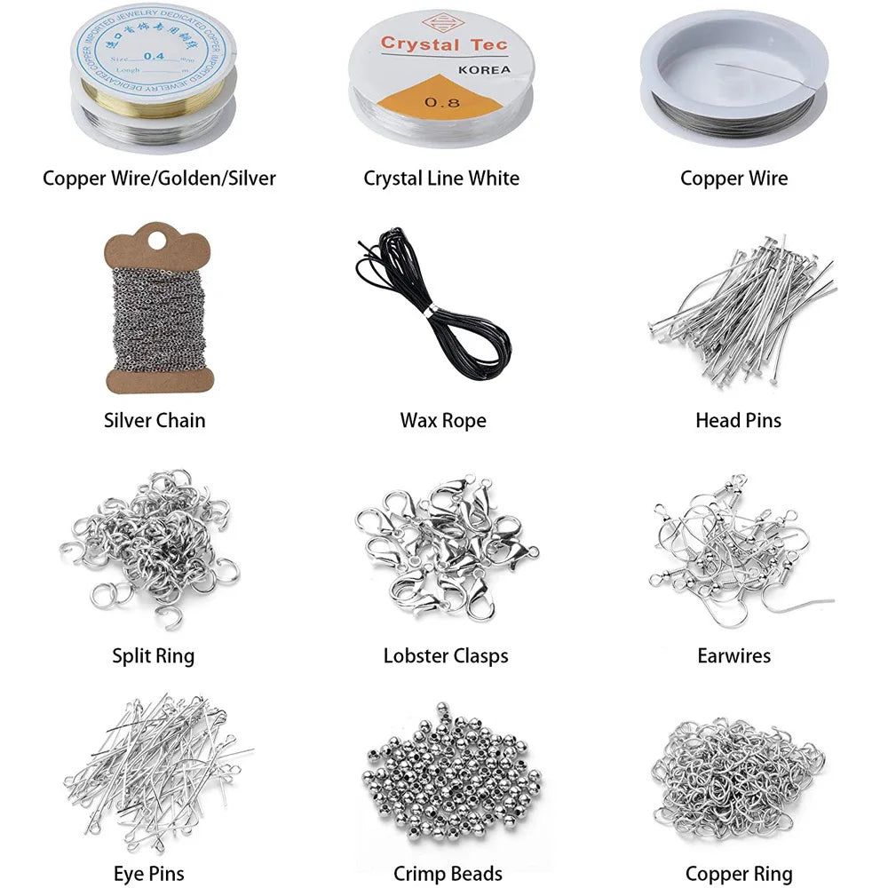 2456-Piece Deluxe Jewelry Making Kit