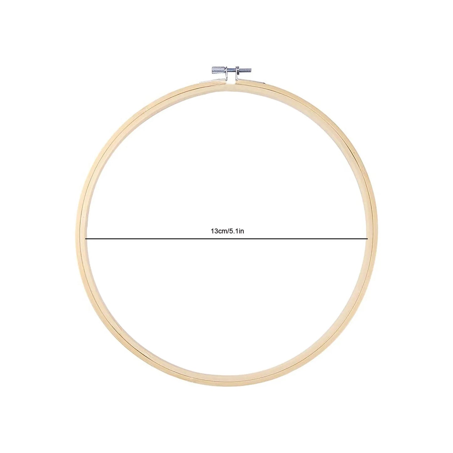 High-Quality Round Beech Wood Embroidery Hoops