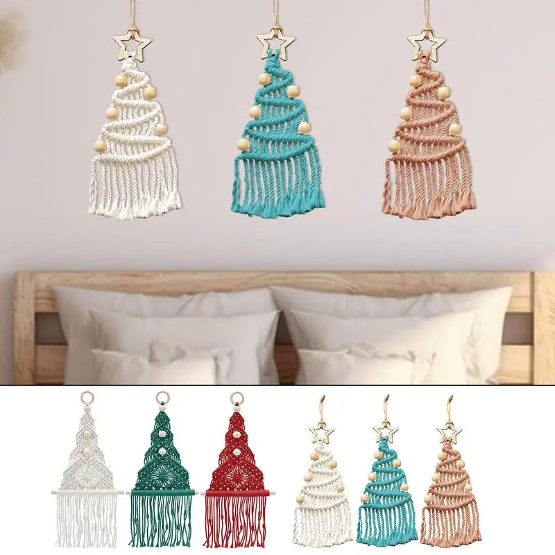 Tassel Design Wall Hanging Christmas Tree Kit