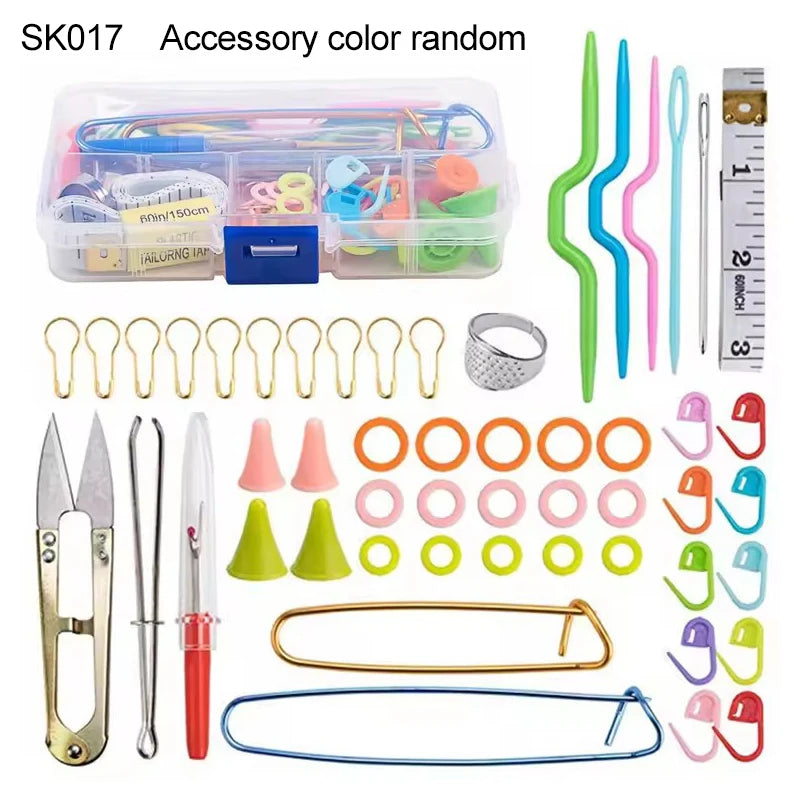 Crochet Hooks/Supplies with Case