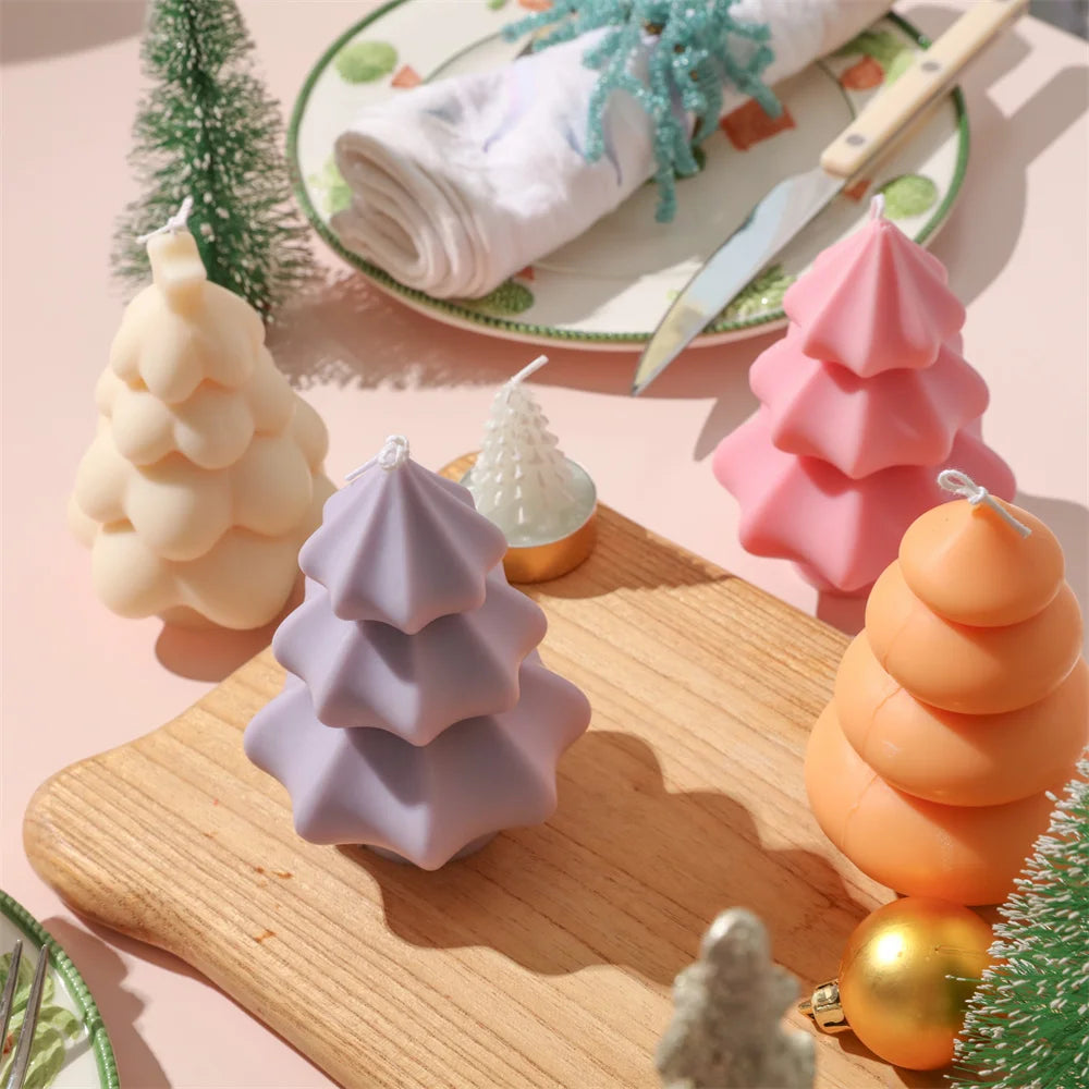 Christmas Tree Silicone Candle Molds
