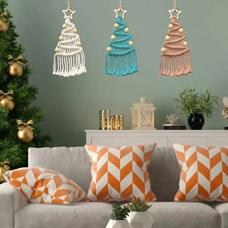 Tassel Design Wall Hanging Christmas Tree Kit