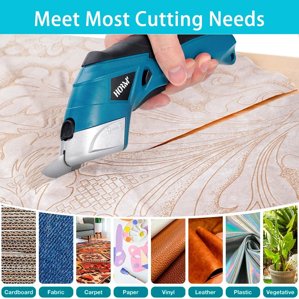 Electric Steel Scissors for Cutting Cloth/Leather