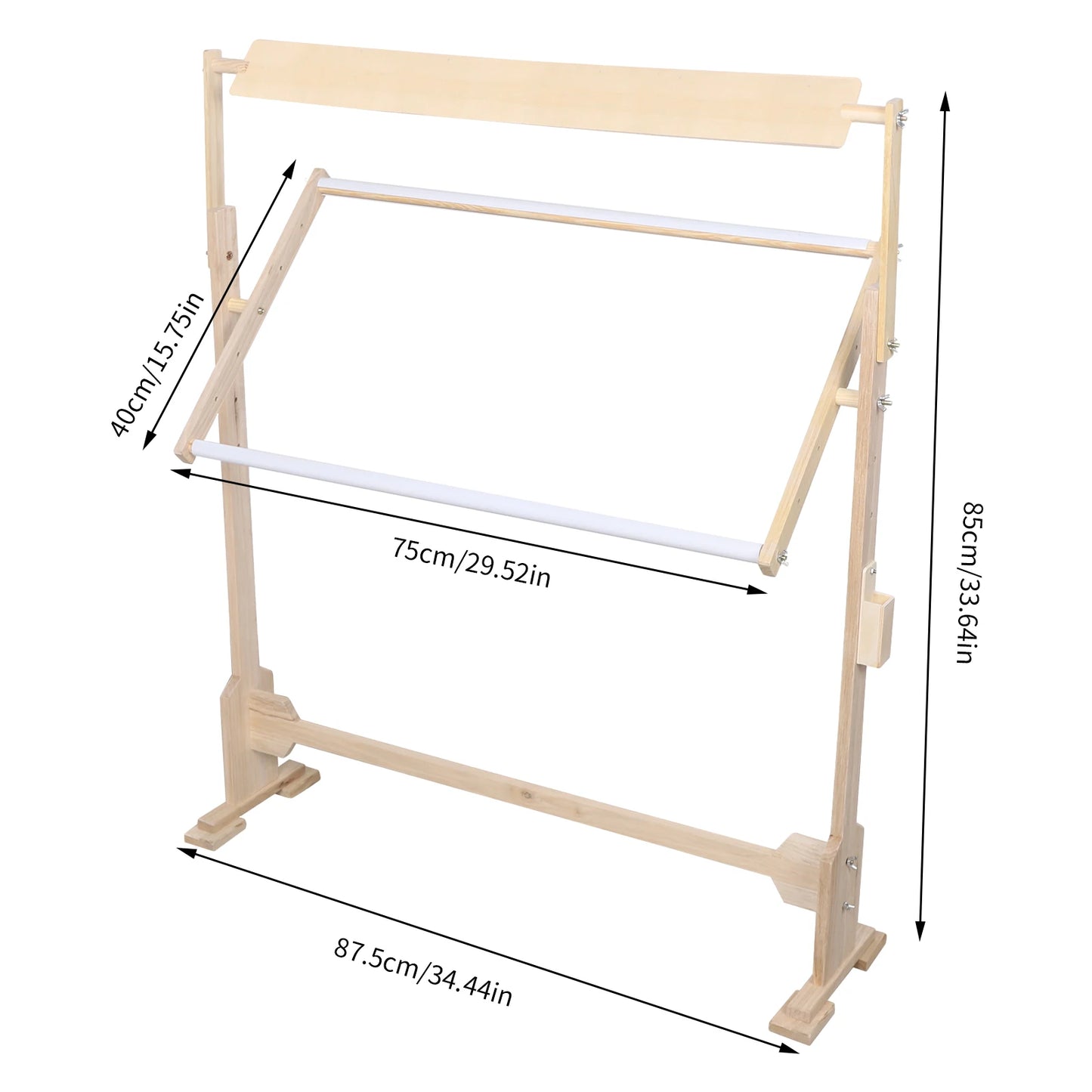 Large Adjustable Needlework Frame Floor Stand