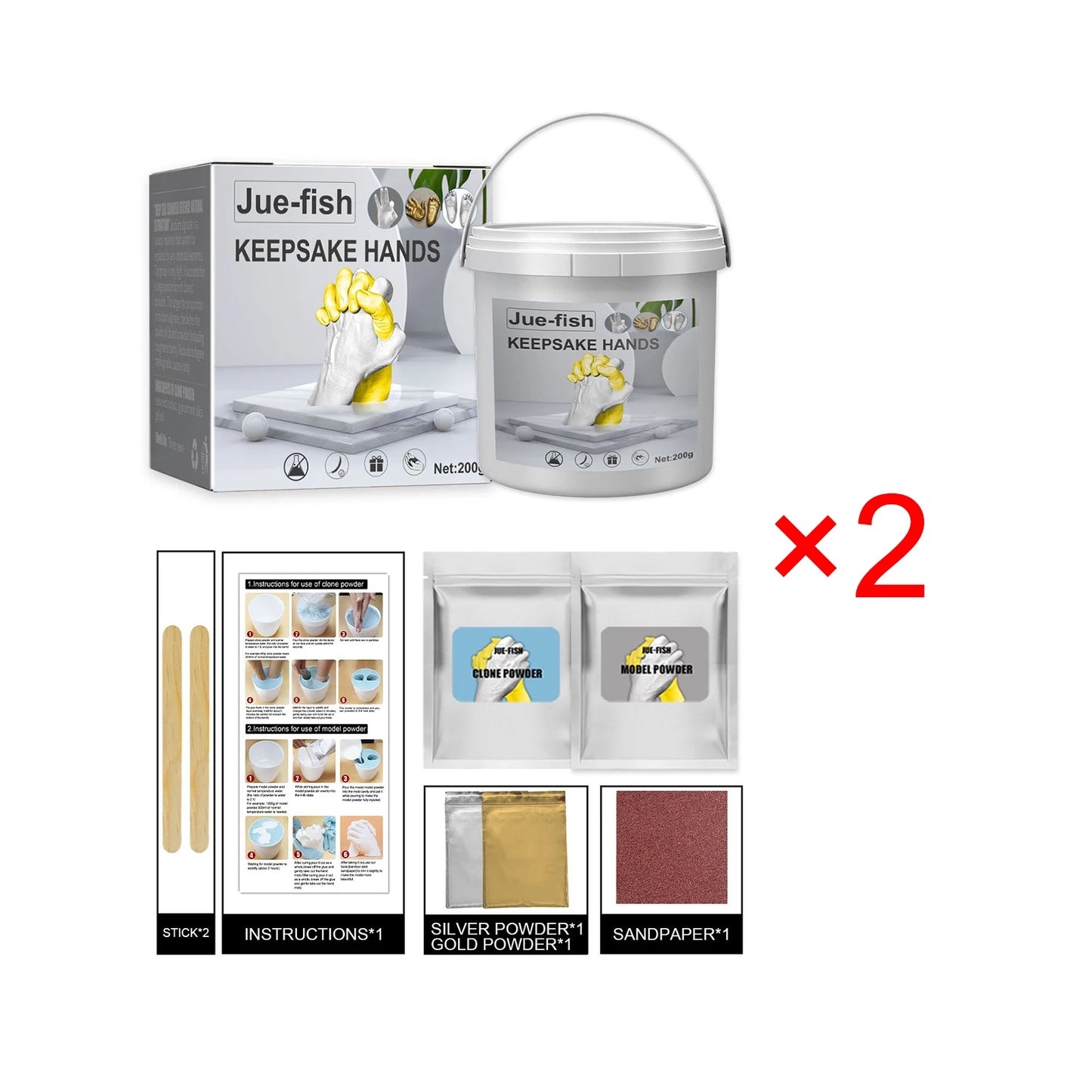 Air-Dry Modeling Clay Kit