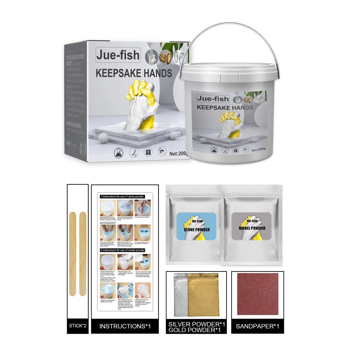 Air-Dry Modeling Clay Kit