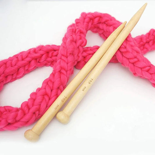 Large Size Wooden Knitting Needles 15/20/25mm
