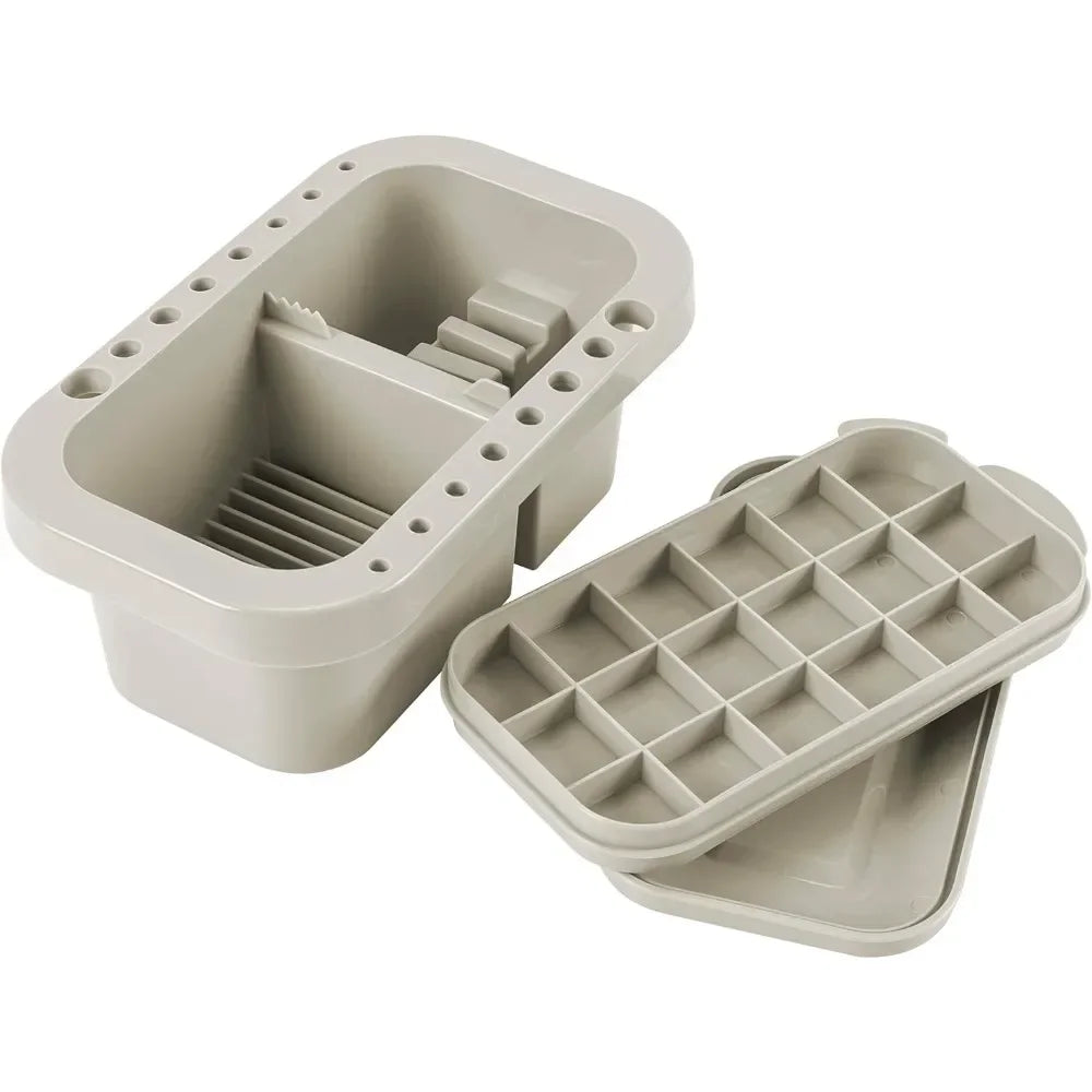 Paint Brush Cleaner, Holder and Organizer with Palette