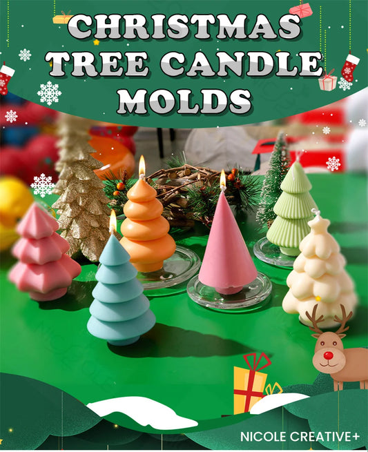 Christmas Tree Silicone Candle Molds