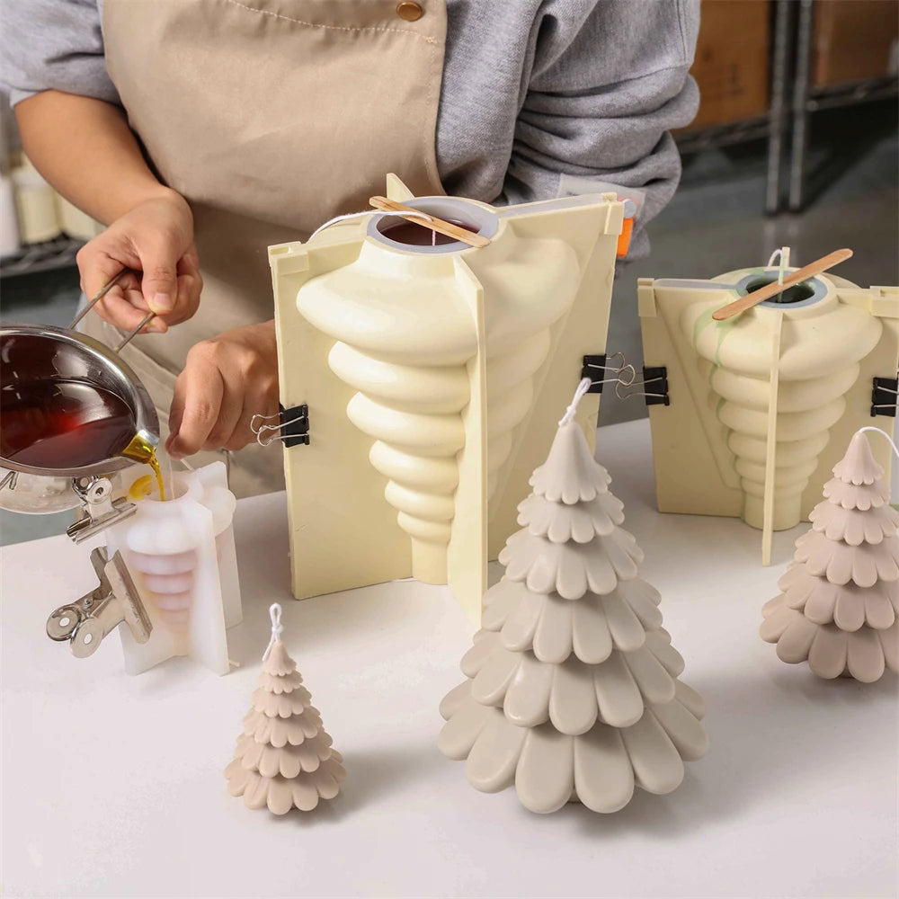 3D Christmas Aromatherapy Tree Silicone Mold
