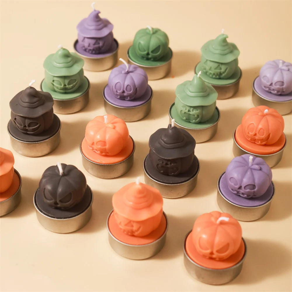 Spooky Pumpkin Silicone Tealight Candle Molds