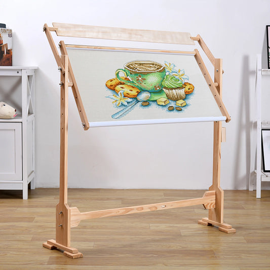 Wooden Embroidery Hoop Stand