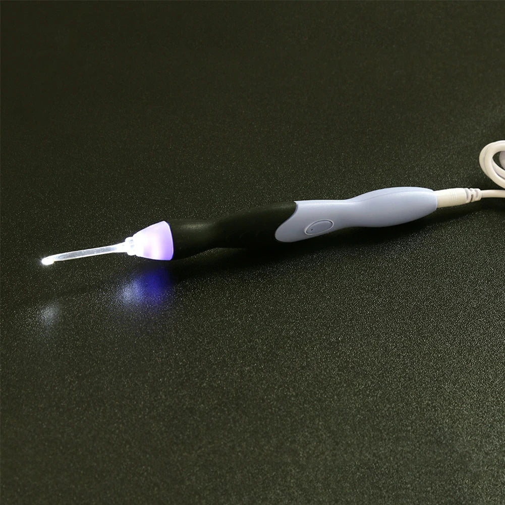 9-in-1 USB Light-Up Crochet Hooks