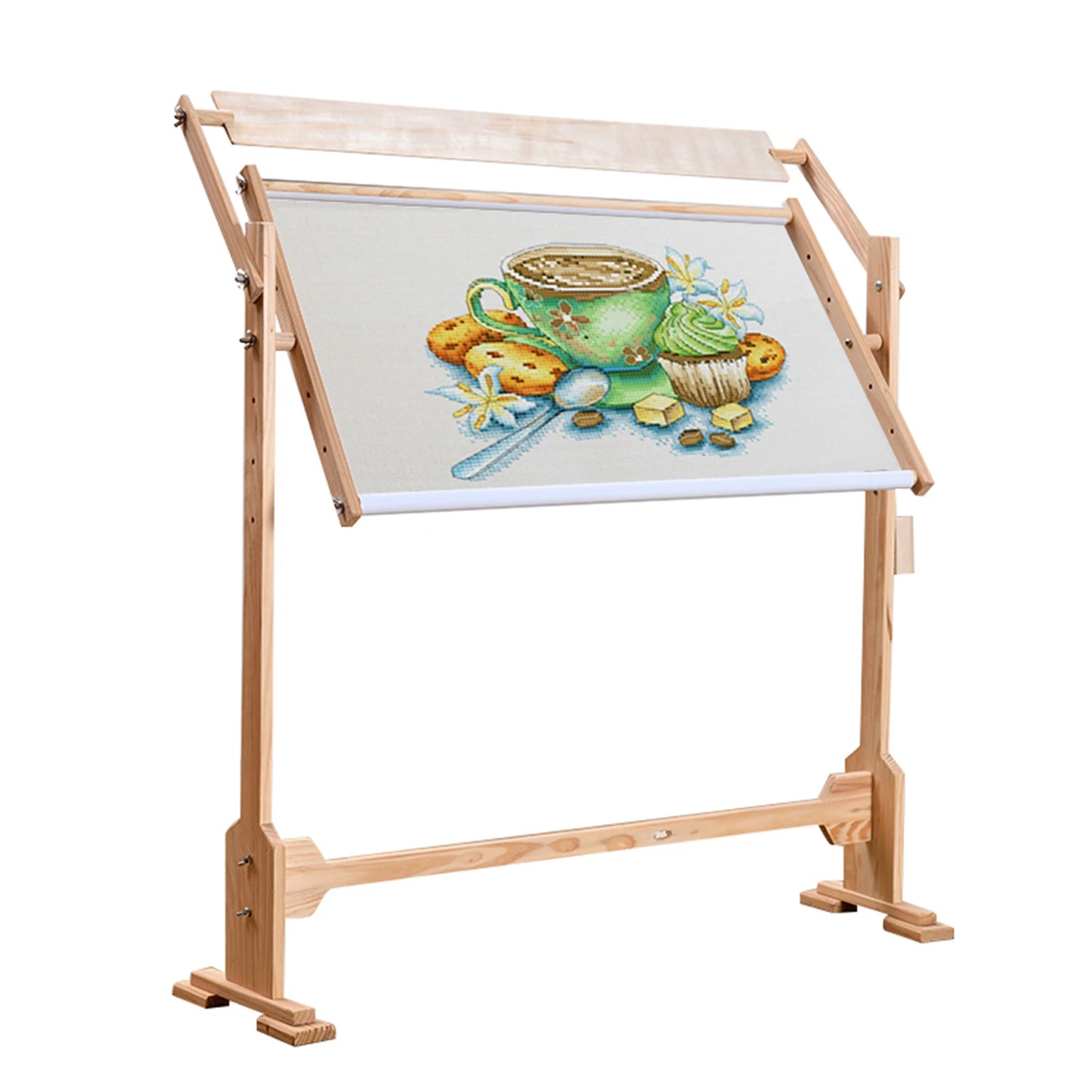 Wooden Embroidery Hoop Stand