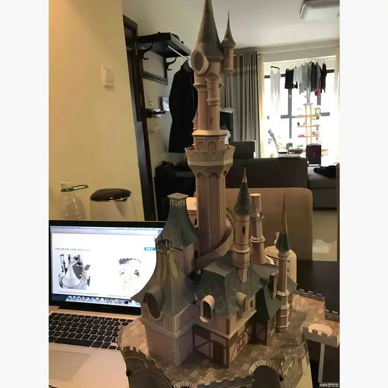 Sleeping Beauty Castle Paper Model