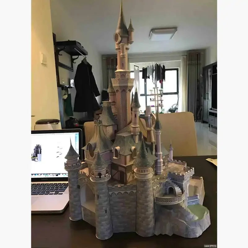 Sleeping Beauty Castle Paper Model