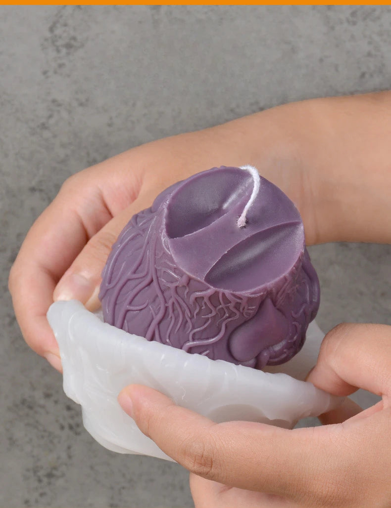 Halloween Heart Aromatherapy Candle Silicone Mold
