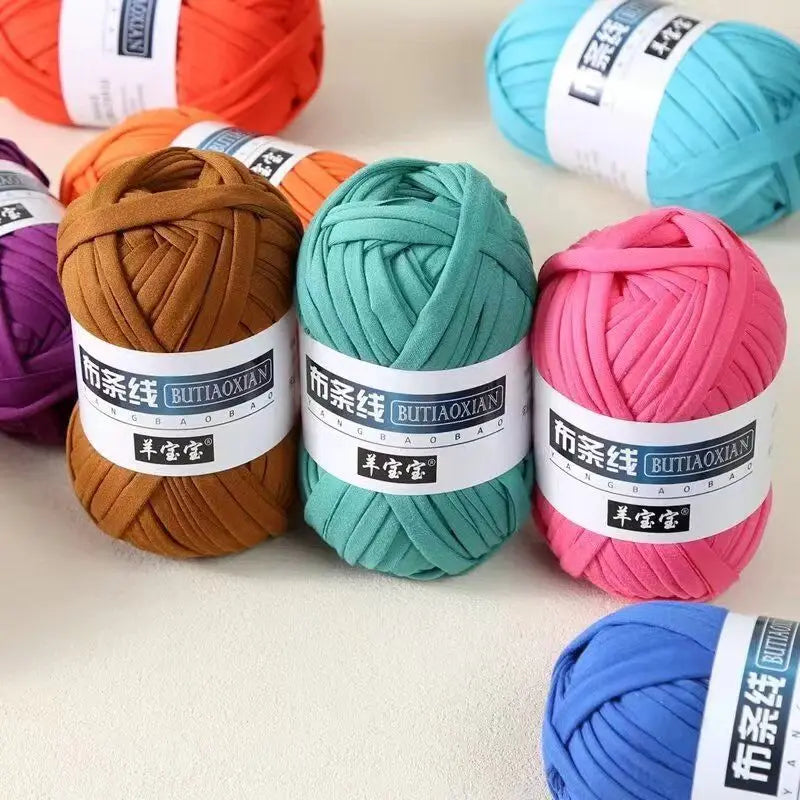 Soft Polyester Crochet/Knitting Fabric Yarn