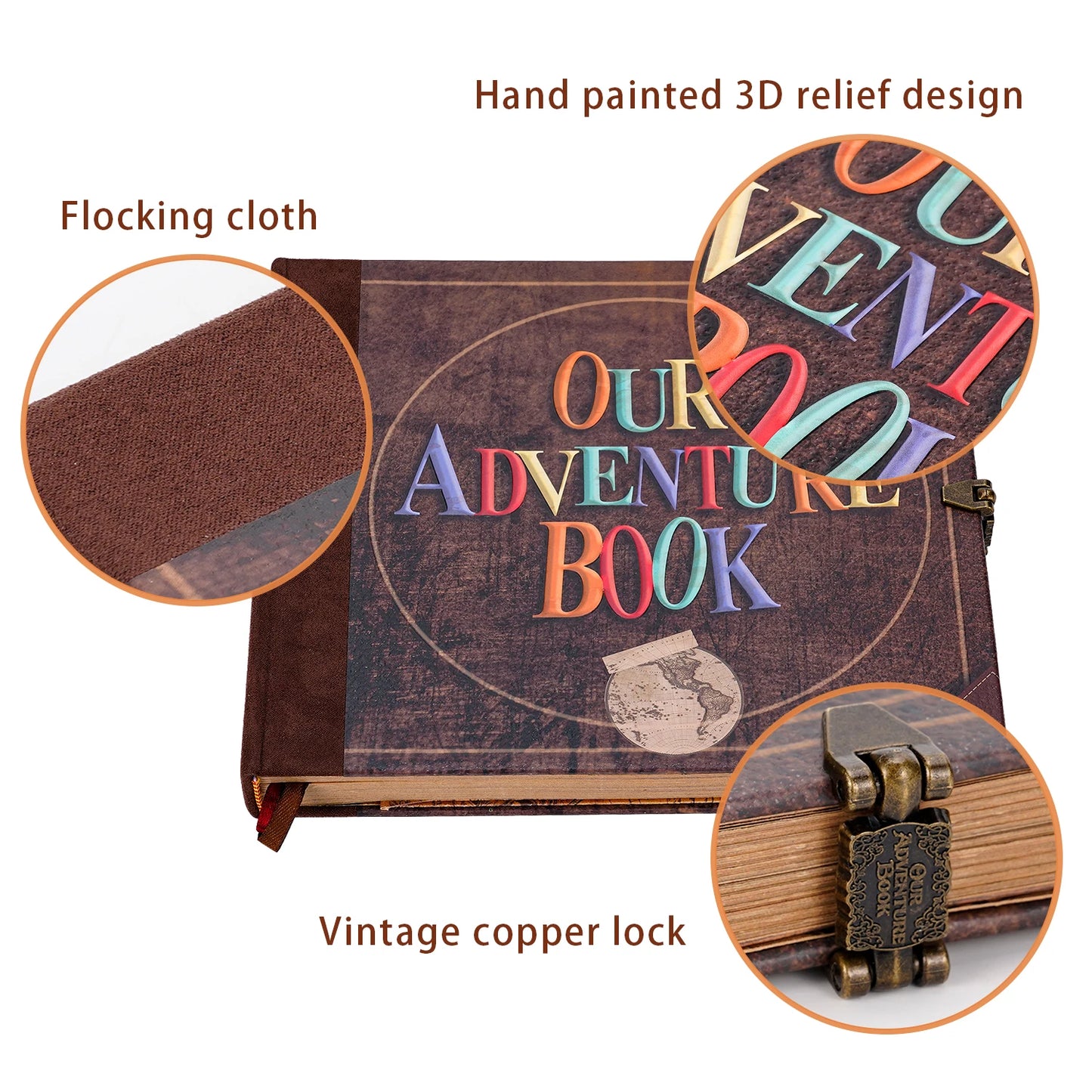 Our Adventure Handmade Photo Album/Scrapbook