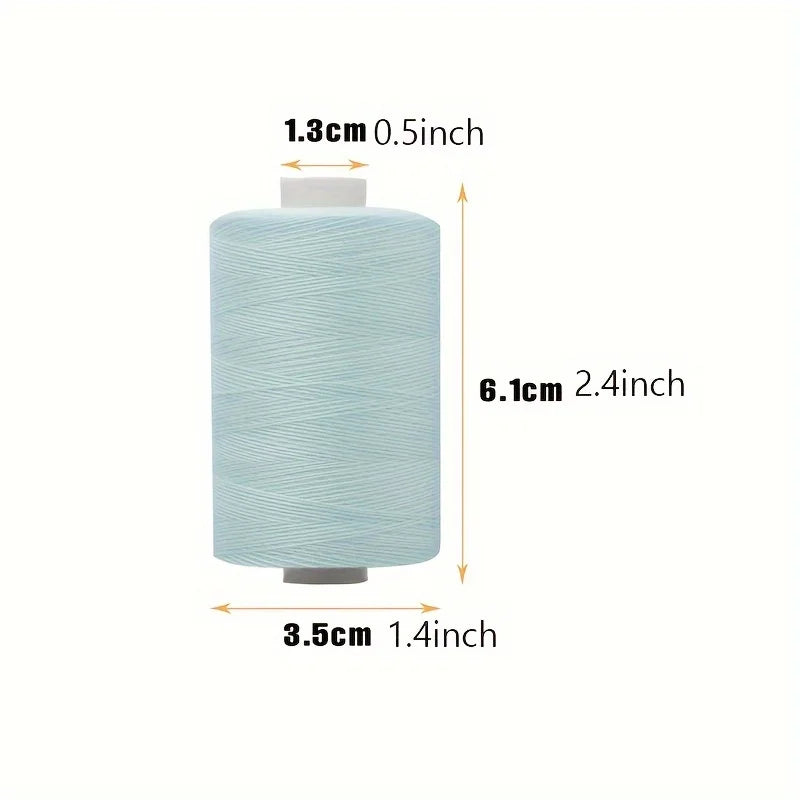 Light-Colored Polyester Sewing Thread, 10 Spools