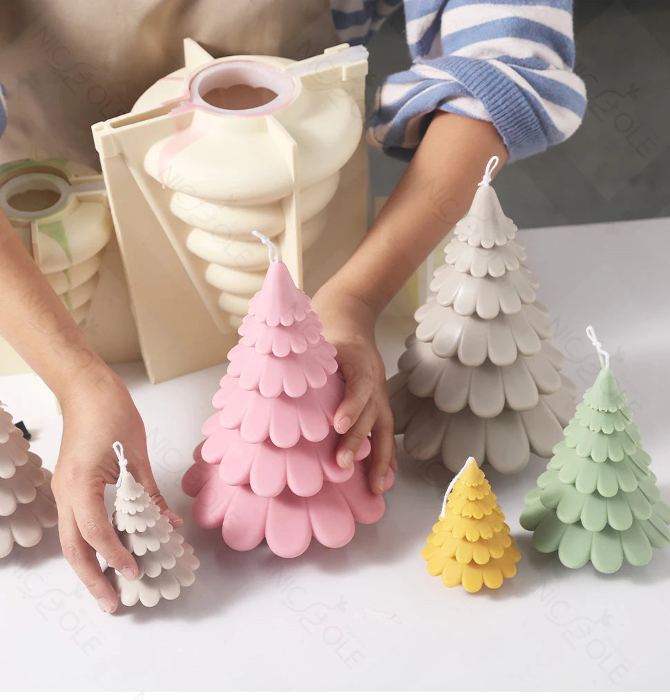 3D Christmas Aromatherapy Tree Silicone Mold