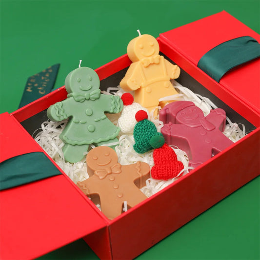 Gingerbread Man Candle Silicone Molds