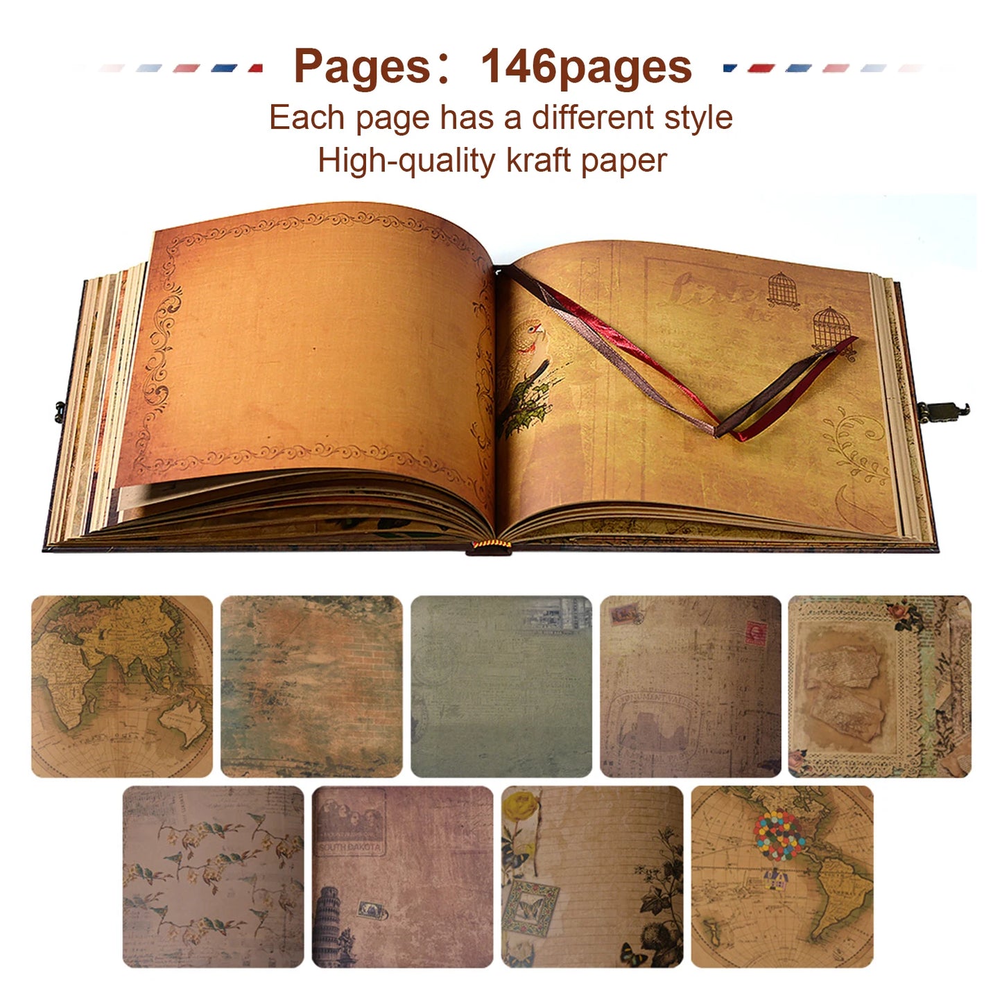 Our Adventure Handmade Photo Album/Scrapbook