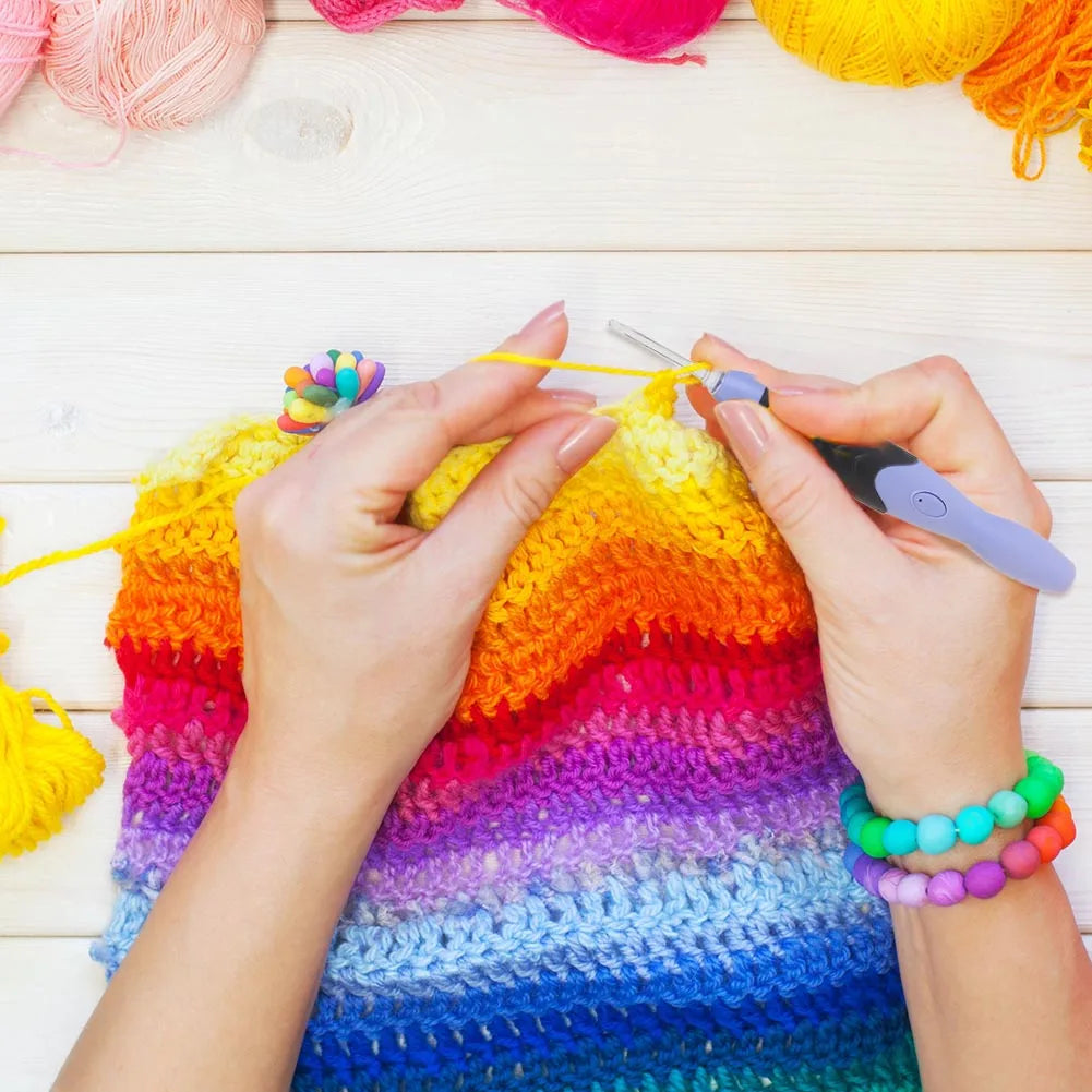 9-in-1 USB Light-Up Crochet Hooks
