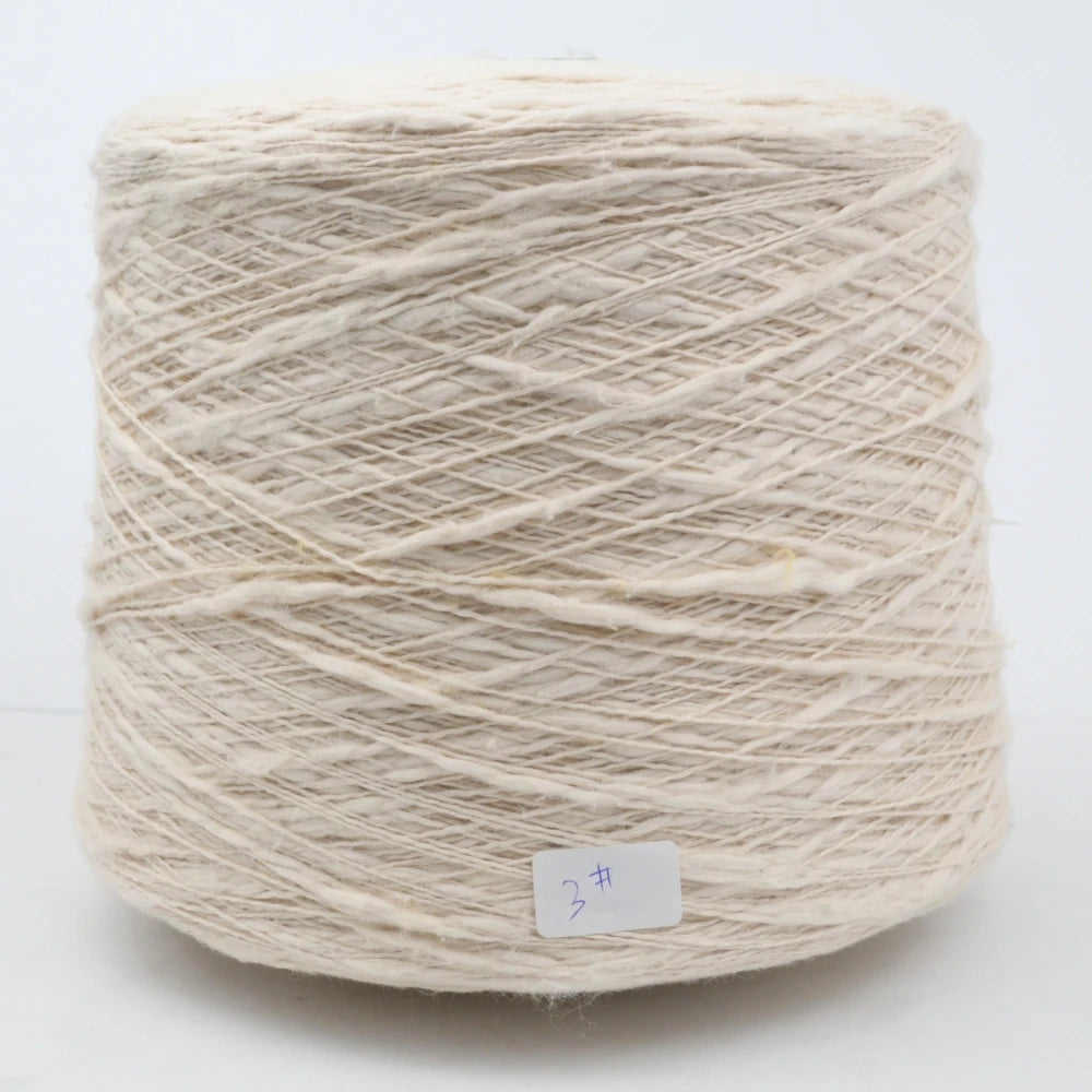 100% Cotton Sausage Yarn Handwoven