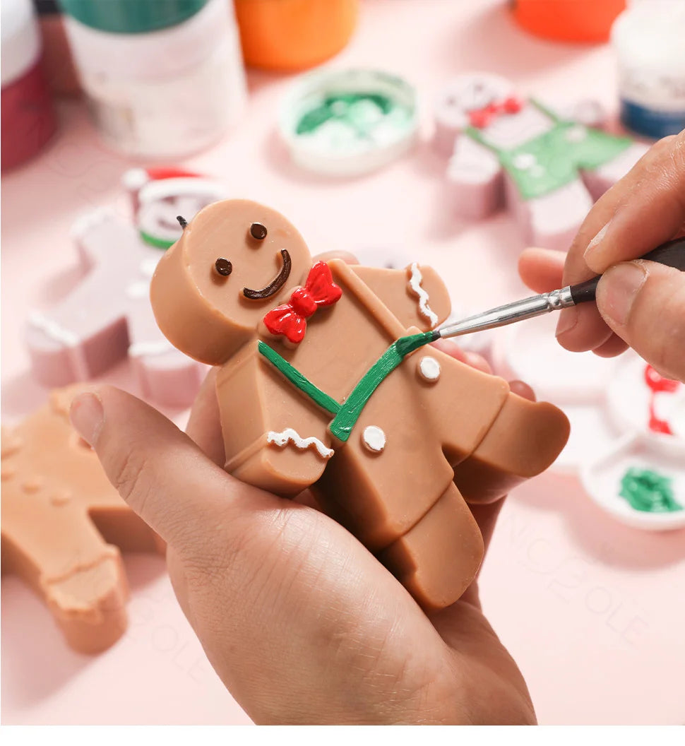 Gingerbread Man Candle Silicone Molds