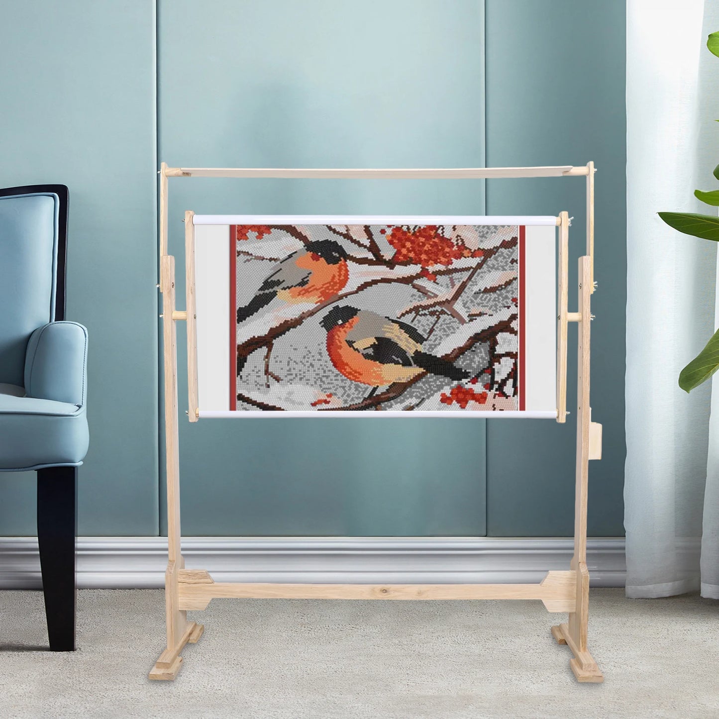 Wooden Embroidery Hoop Stand