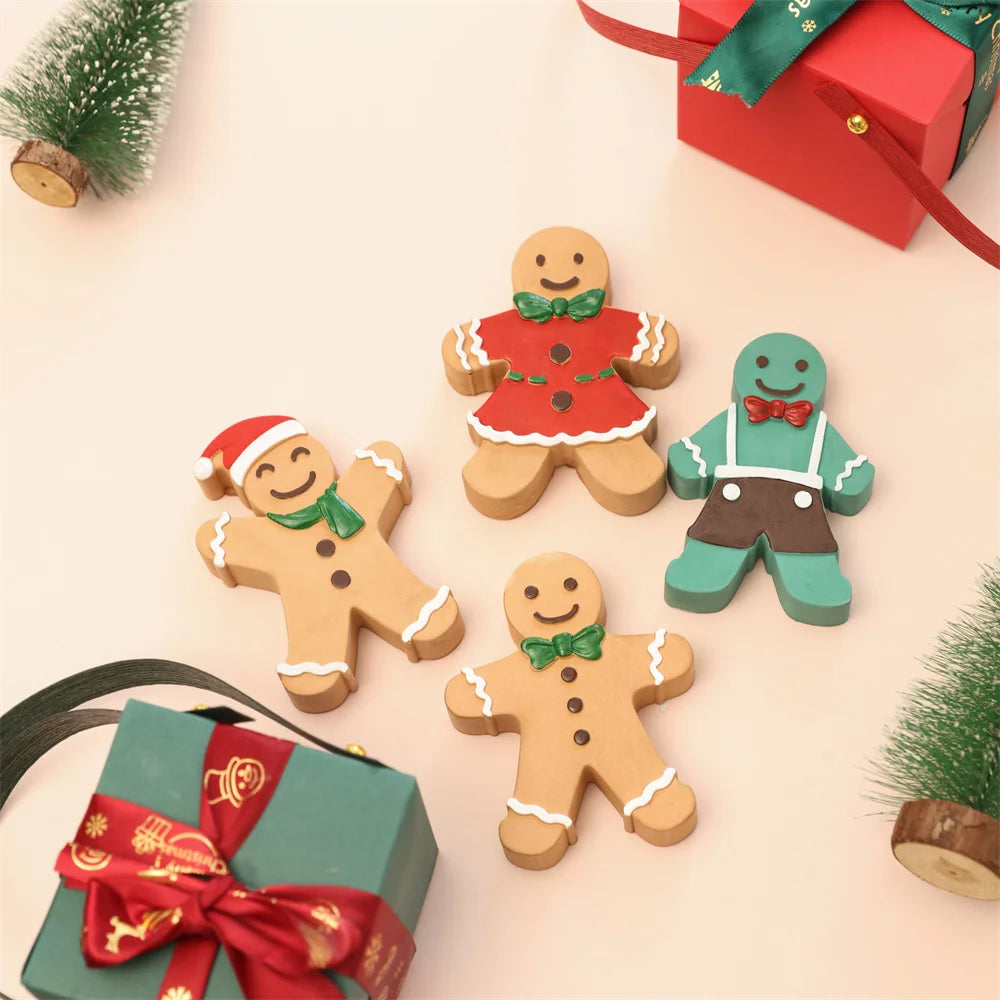 Gingerbread Man Candle Silicone Molds