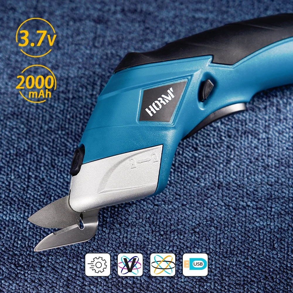 Electric Steel Scissors for Cutting Cloth/Leather