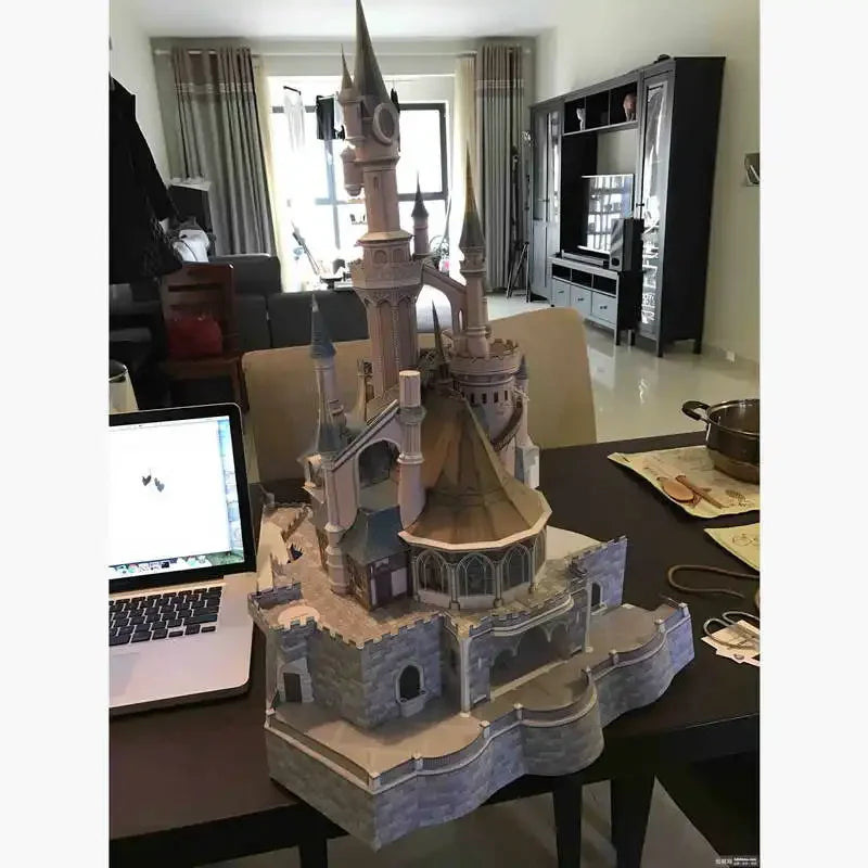 Sleeping Beauty Castle Paper Model