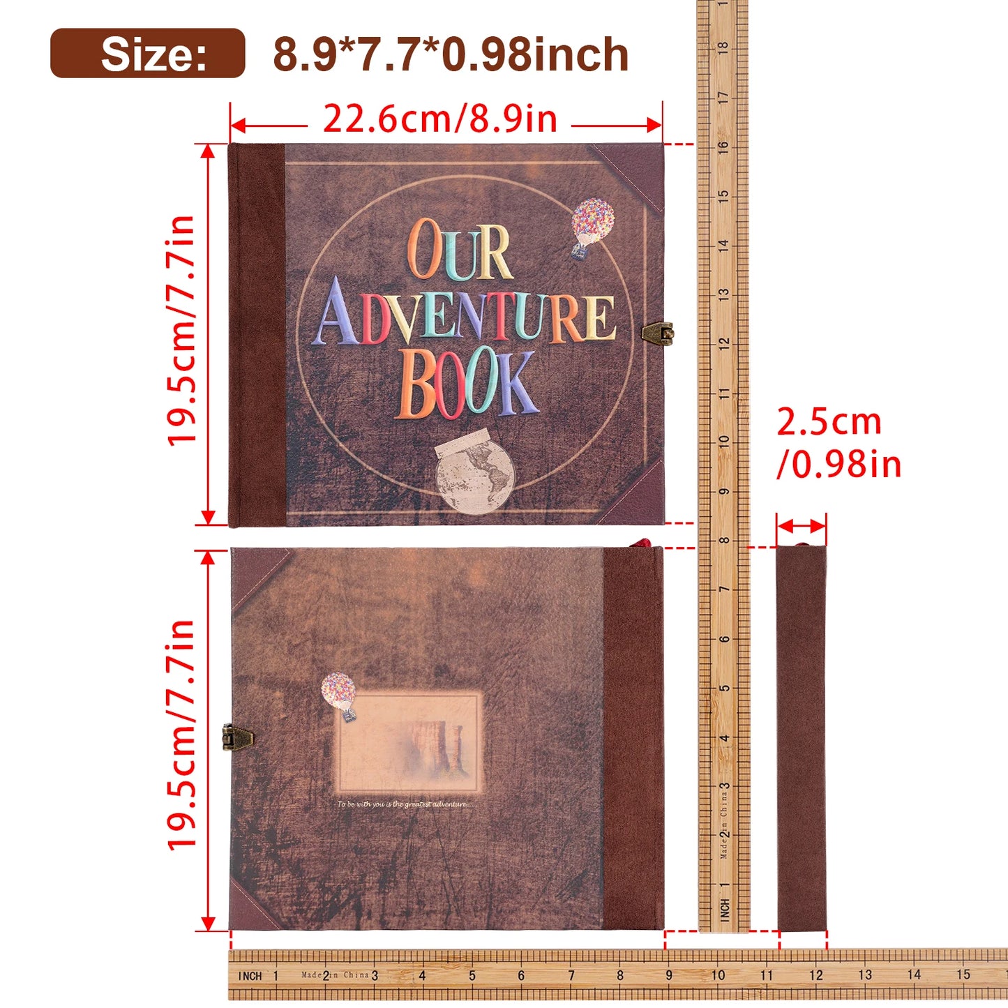 Our Adventure Handmade Photo Album/Scrapbook